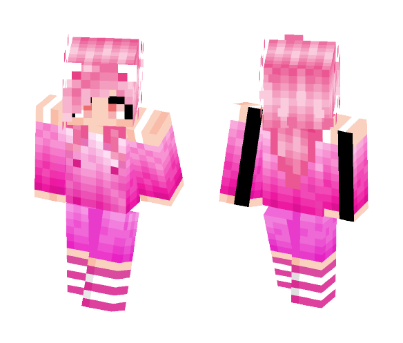 Cat lady - Cat Minecraft Skins - image 1