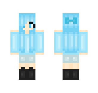 Cute blue girl skin - Cute Girls Minecraft Skins - image 2