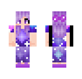 galaxy girl minecraft pe skin galaxy girl minecraft pe skin