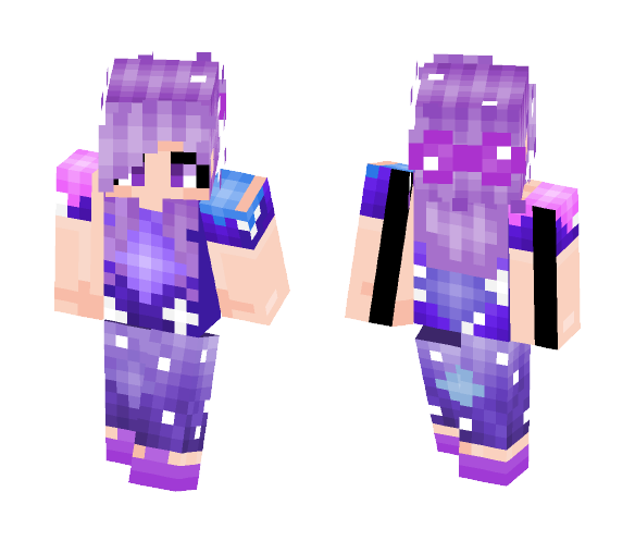 Galaxy Girl - Girl Minecraft Skins - image 1