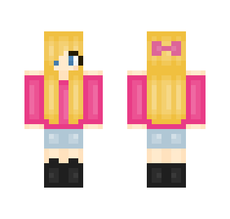 Cute pink girl skin - Cute Girls Minecraft Skins - image 2