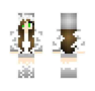 Snowy Leopard Girl :D