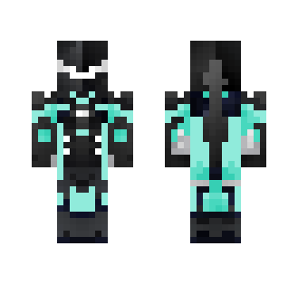 Teal Carbon Genji - Male Minecraft Skins - image 2