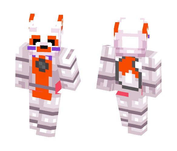 Download Free Fnaf Lolbit skin Skin for Minecraft image 1 Fnaf Lolbit skin - Female Minecraft Skins - image 1