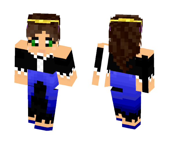 Blue Princess - Female Minecraft Skins - image 1