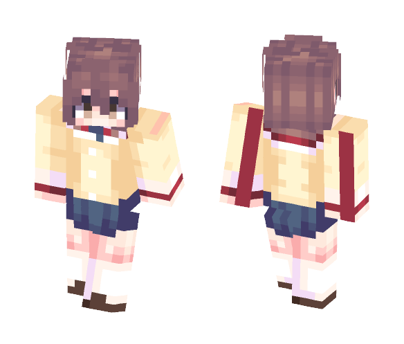 ~Nagisa Furukawa [Clannad] - Female Minecraft Skins - image 1