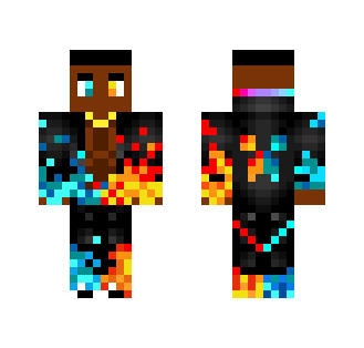 Fire and Water Gaming - Male Minecraft Skins - image 2