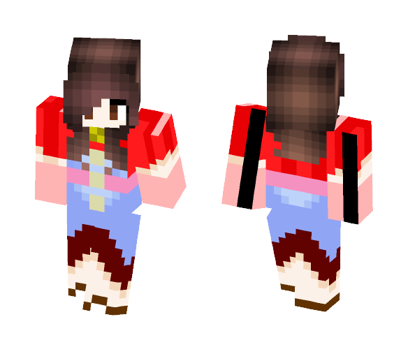 CardTale!Frisk - Female Minecraft Skins - image 1
