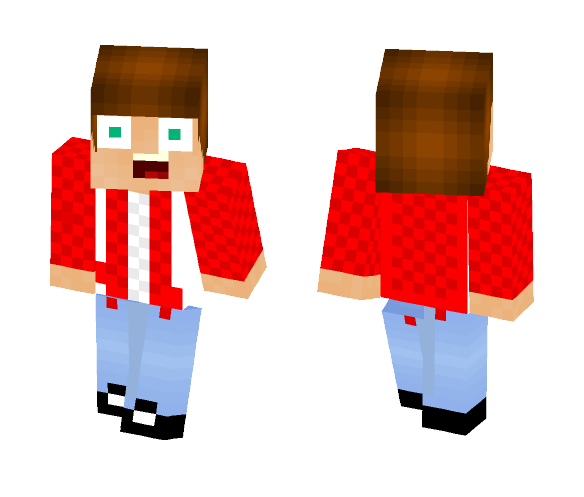 Surprised Boy (With Moving Eyes!) - Boy Minecraft Skins - image 1