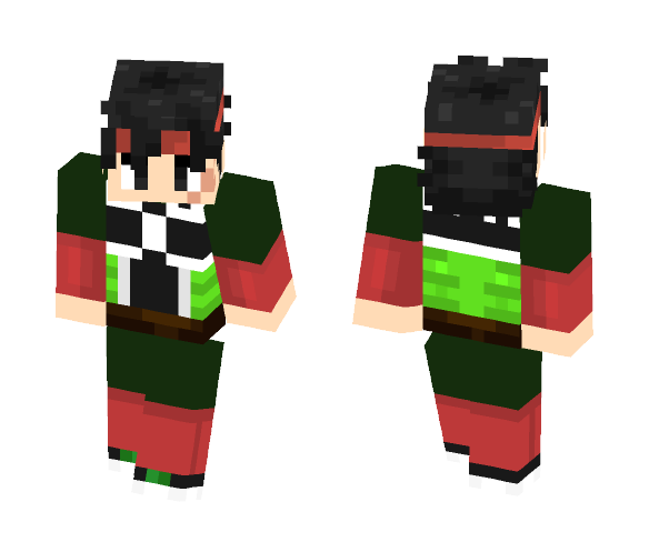 Bardock (SDBH) - Male Minecraft Skins - image 1