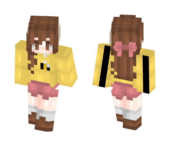 Download Free BEes Skin for Minecraft image 1 BEes - Female Minecraft Skins - image 1