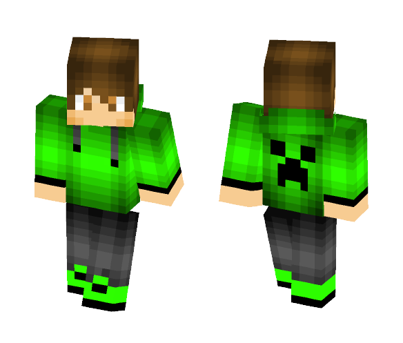 Amazing Creeper Kid - Male Minecraft Skins - image 1