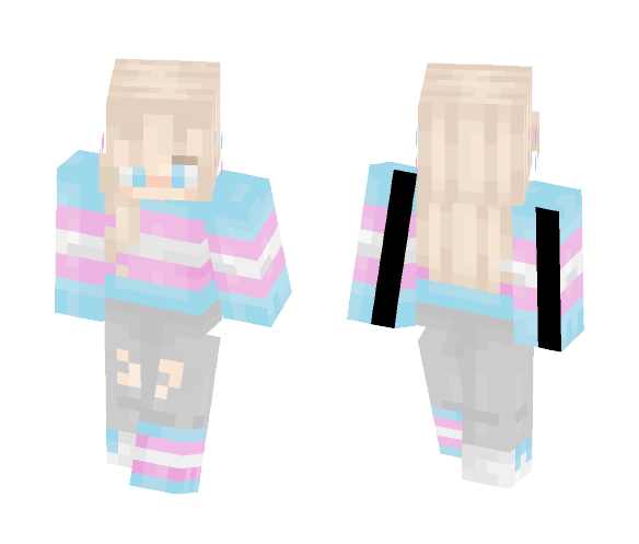 trans pride (+alts) - Other Minecraft Skins - image 1