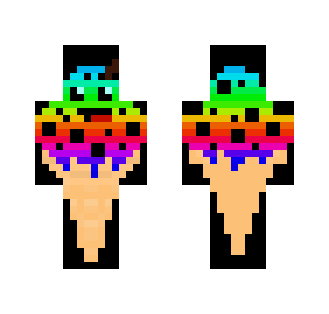 Rainbow IceScream - Male Minecraft Skins - image 2