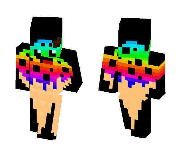 Rainbow IceScream - Male Minecraft Skins - image 1