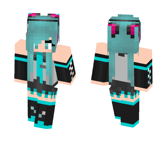 hatsune miku - Female Minecraft Skins - image 1