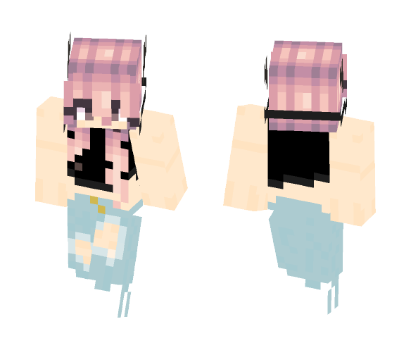 ♏️Rose Gold Ombre♎️ - Female Minecraft Skins - image 1