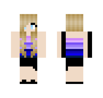Shades Of Blue and Purple - Female Minecraft Skins - image 2
