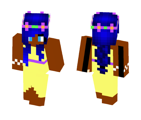 Tropical Girl - Girl Minecraft Skins - image 1