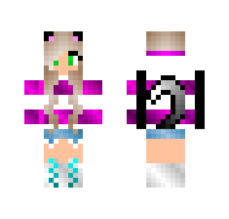 Pretty Kitty Girl (Fixed) :P - Girl Minecraft Skins - image 2