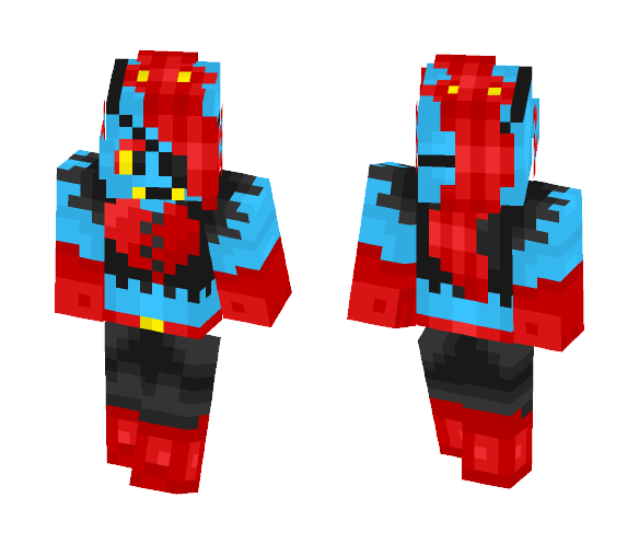 Undyne Underfell - Female Minecraft Skins - image 1