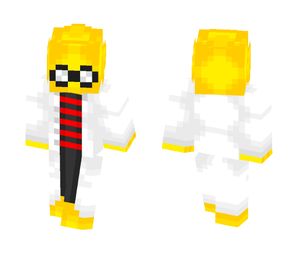 Alphys Underfell - Female Minecraft Skins - image 1