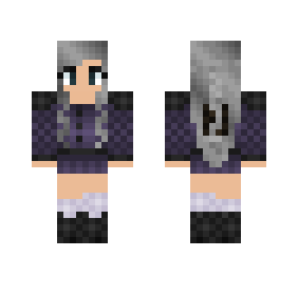 Dark Purple Warrior Girl
