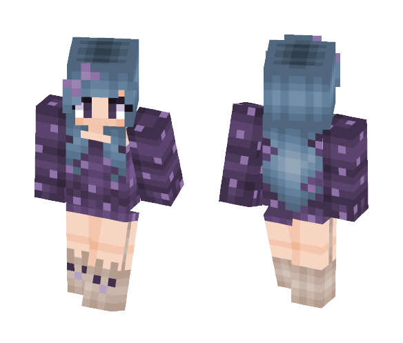 Download Free Fully Shaded Girl Skin for Minecraft image 1 Fully Shaded Girl - Girl Minecraft Skins - image 1