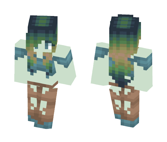 Zombie Girl - Girl Minecraft Skins - image 1