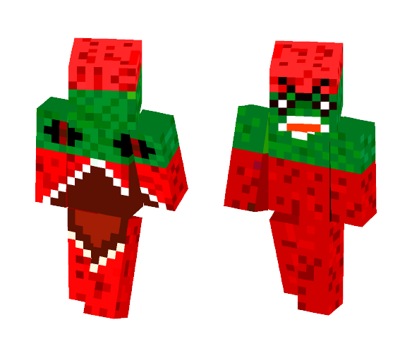 WaterMelon Shark - Male Minecraft Skins - image 1