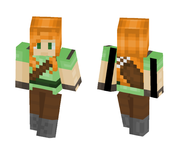 Realistic Alex - Female Minecraft Skins - image 1