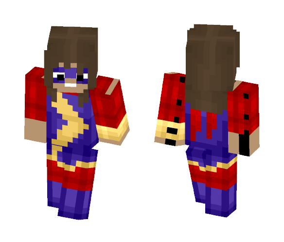 Ms. Marvel (Kamala Khan) - Comics Minecraft Skins - image 1