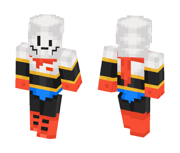 Papyrus Undertale - Male Minecraft Skins - image 1