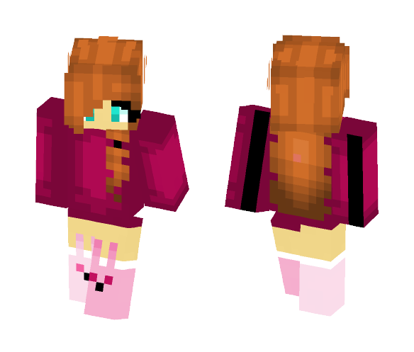 Download Free Pajamas Girl --- Ultrabobt Skin for Minecraft image 1 Pajamas Girl --- Ultrabobt - Girl Minecraft Skins - image 1
