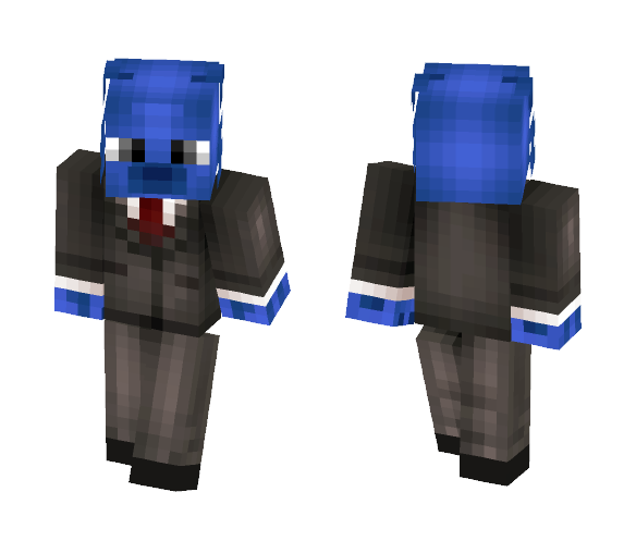 blue wolf cool - Male Minecraft Skins - image 1