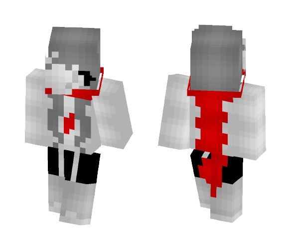 Aftertale Sansy | Genocide - Female Minecraft Skins - image 1