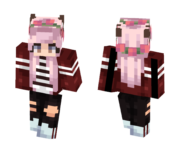 Download Free Lil deer girl Skin for Minecraft image 1 Lil deer girl - Girl Minecraft Skins - image 1