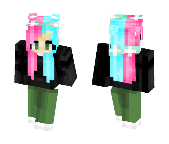cotton candy // bagged milk - Female Minecraft Skins - image 1