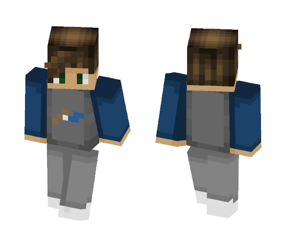 Boy in Pajamas - Boy Minecraft Skins - image 1