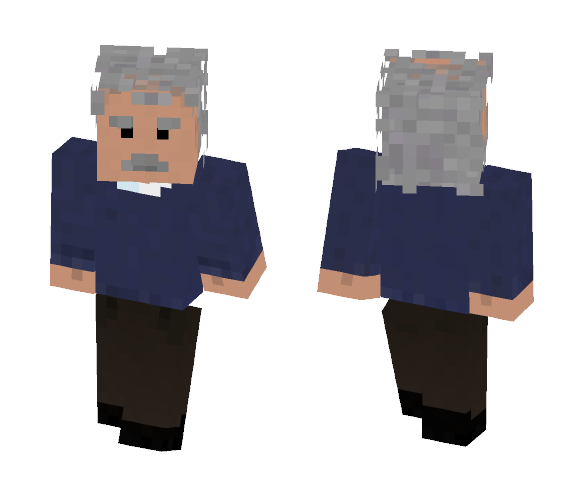 Einstein - old but gold - Male Minecraft Skins - image 1