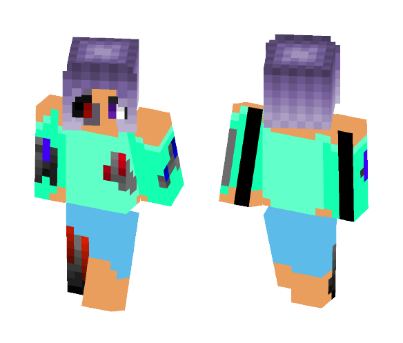 Cyborg Girl - Girl Minecraft Skins - image 1