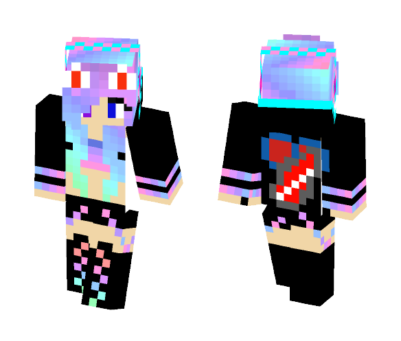 Wolf girl - Girl Minecraft Skins - image 1