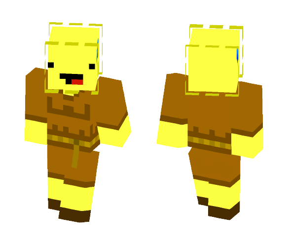 Female Pufferfish Peasant - Female Minecraft Skins - image 1