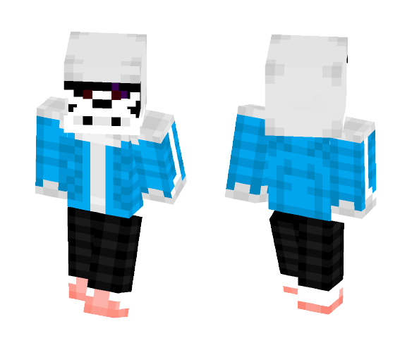 Dusttale Sans - Male Minecraft Skins - image 1