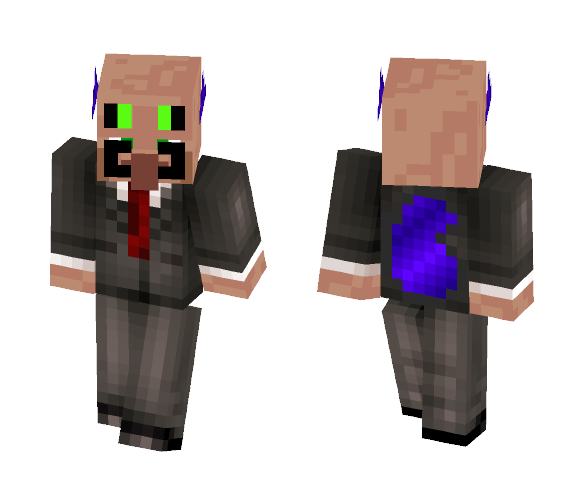 HAlf Lizard Half Cat Half Villager - Cat Minecraft Skins - image 1