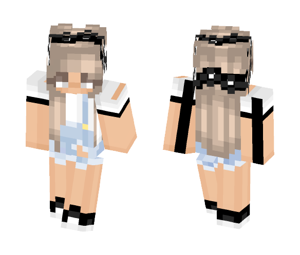dark aesthetic - Female Minecraft Skins - image 1