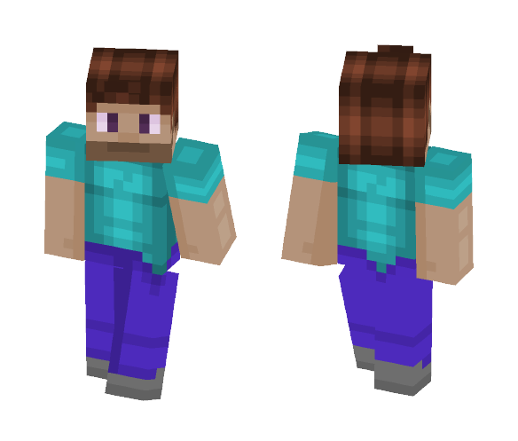 Realistic Steve - Male Minecraft Skins - image 1