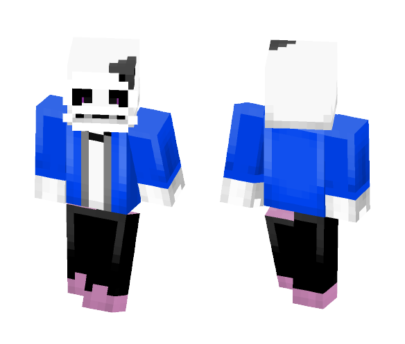 Gaster Sans - Gaster Infection - Male Minecraft Skins - image 1