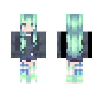 Prismarine Girl - Girl Minecraft Skins - image 2