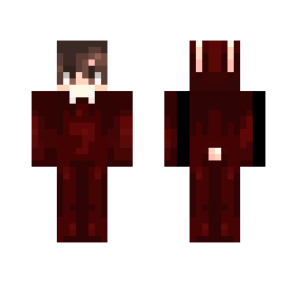 Red Cute Bunny Boy - Boy Minecraft Skins - image 2